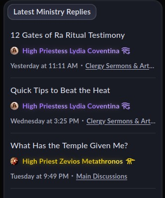 The latest Ministry replies